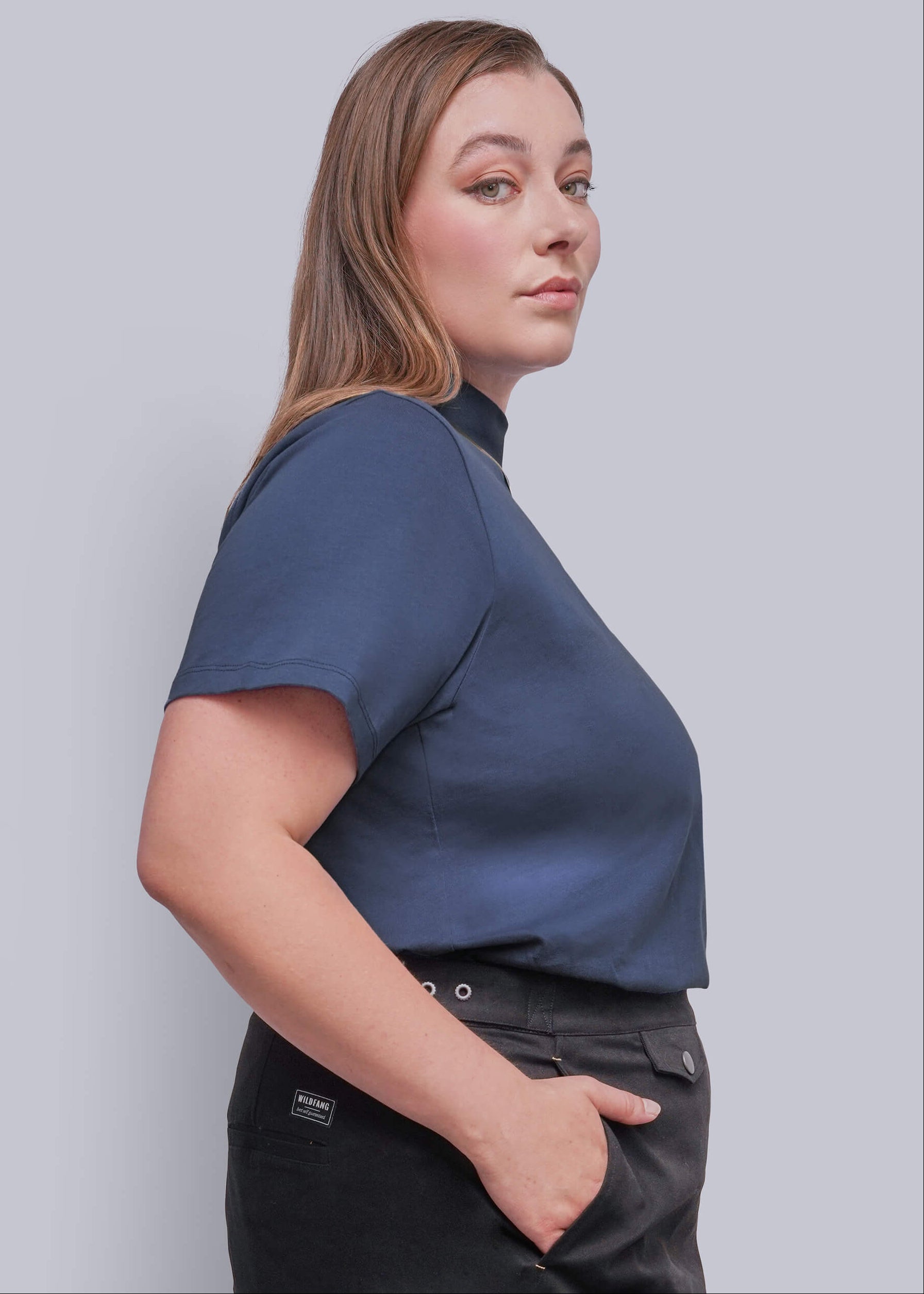 The Everyday Mock Neck Tee – Wildfang
