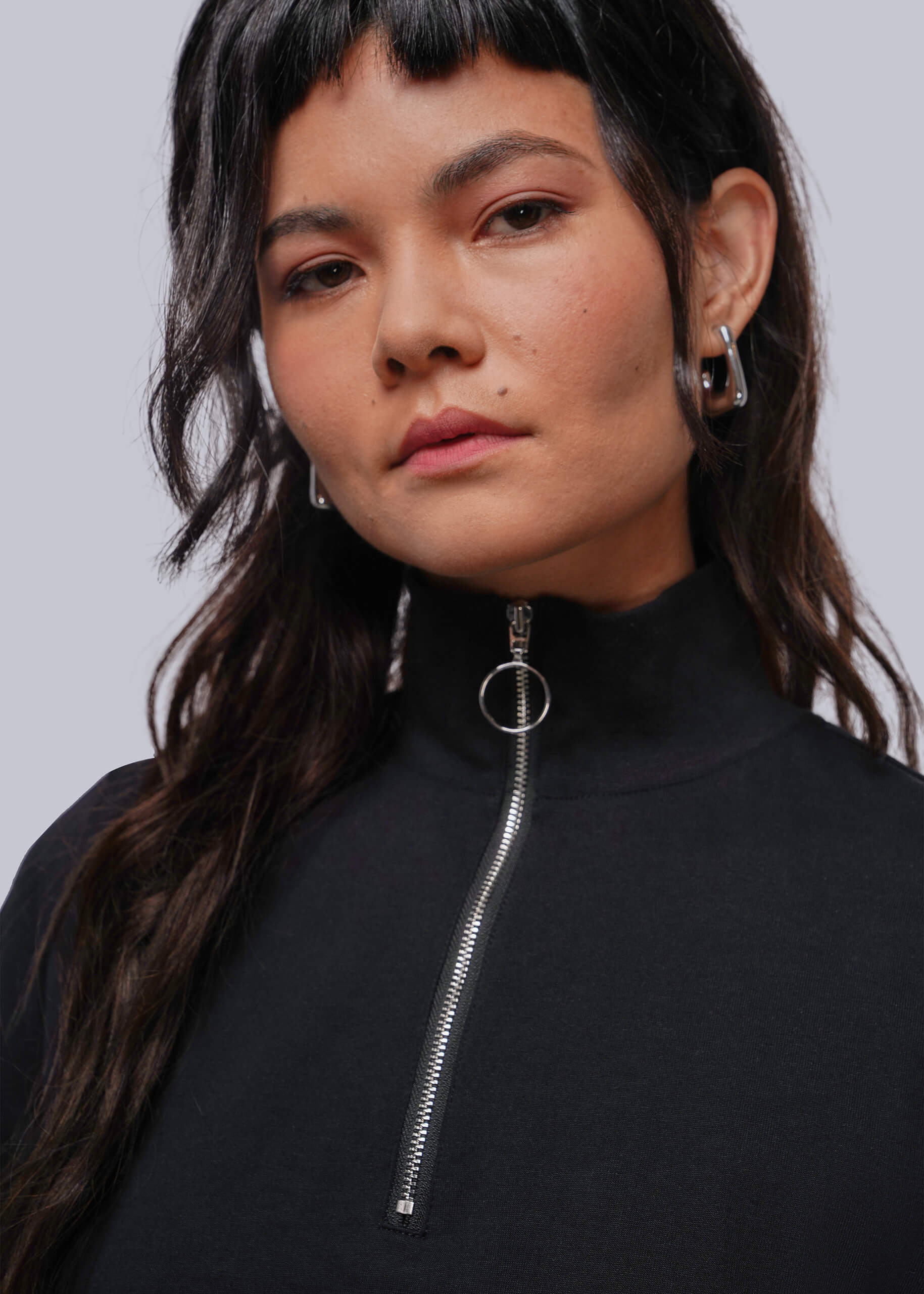レディースウェア RUFFLOG CIRCLE OF FORCE MOCK NECK TEE WM The Everyday Quarter Zip Mock Neck Tee – Wildfang