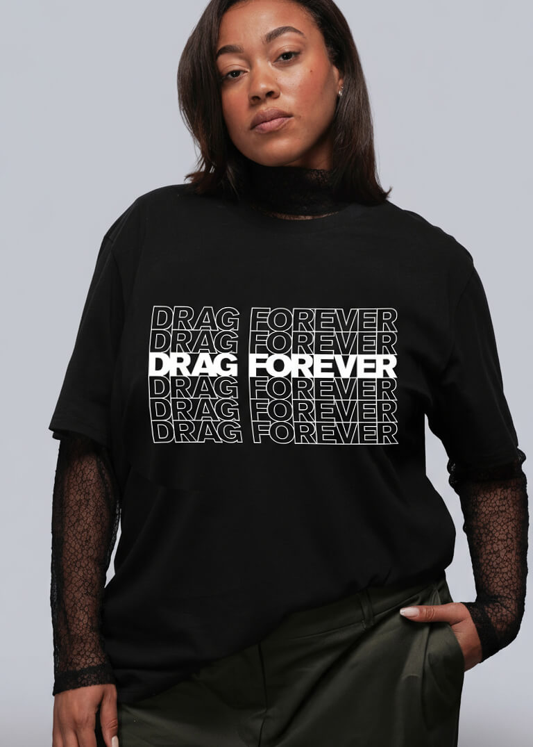 Dragathon X Wildfang Drag Forever Tee