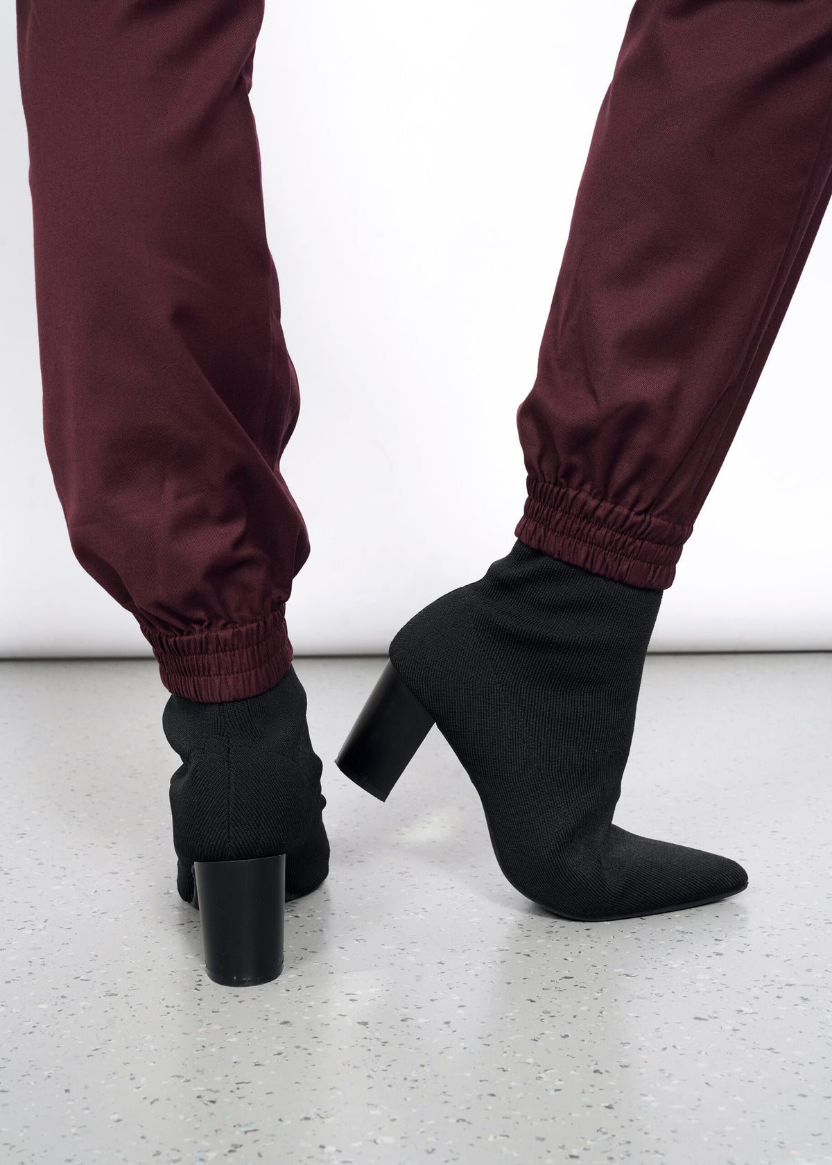 The Empower Drawstring Pant in Merlot