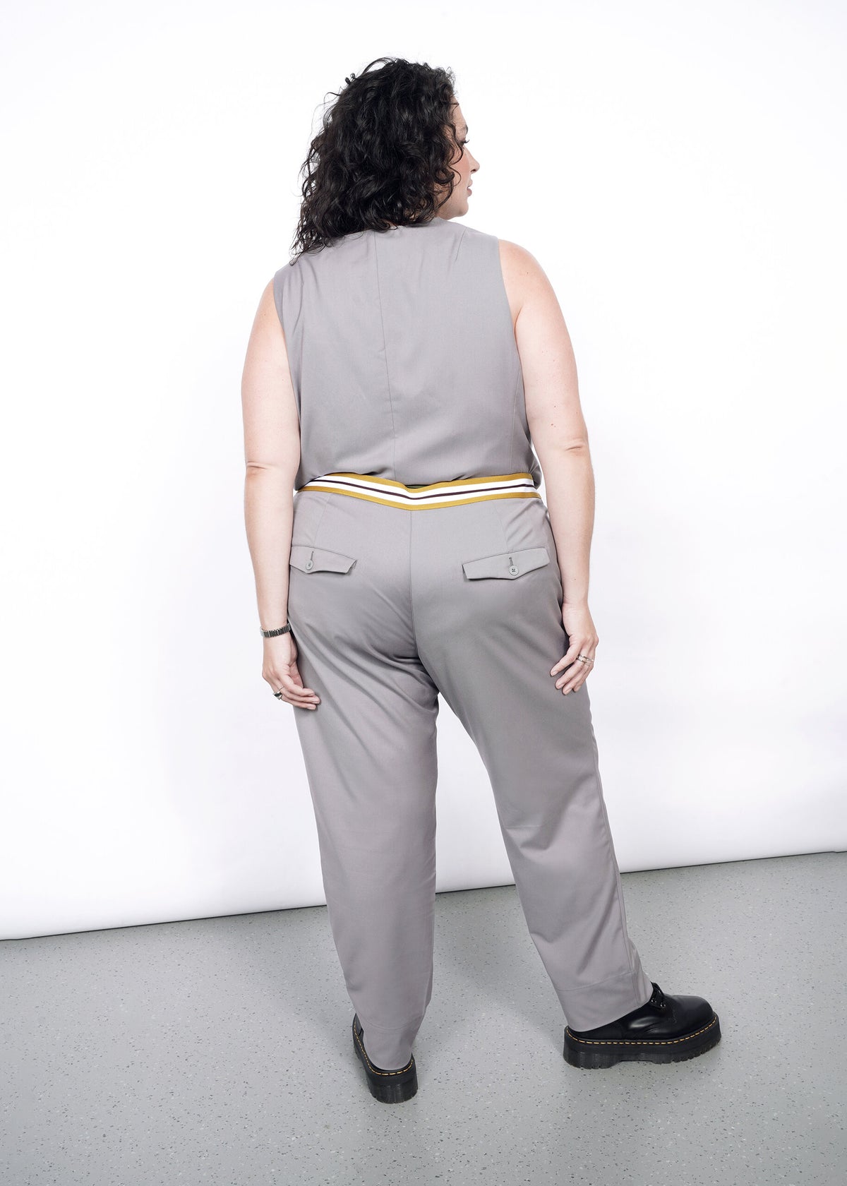 The Empower Taped Trouser in Grey