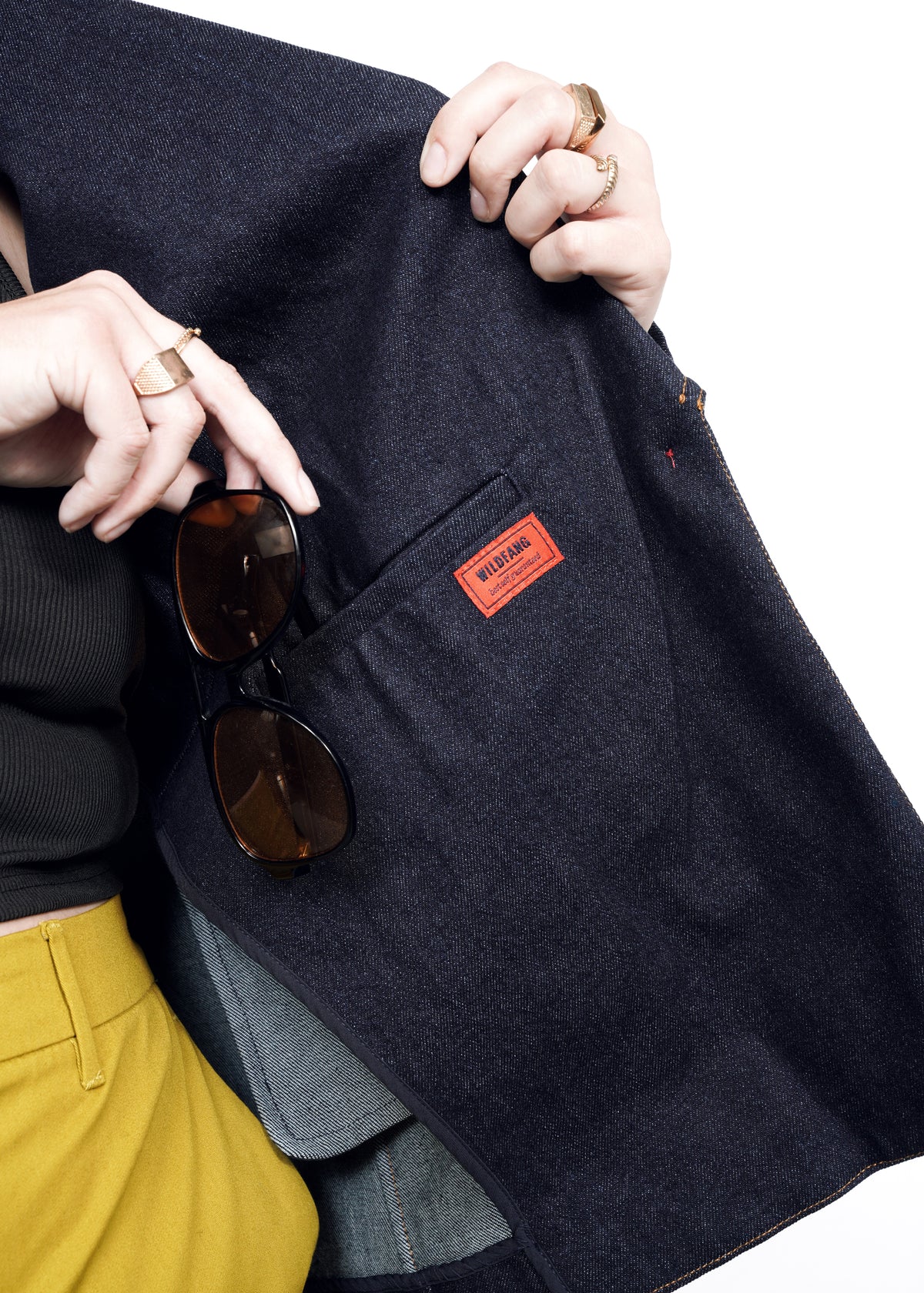 The Essential Denim Tux Blazer in Indigo