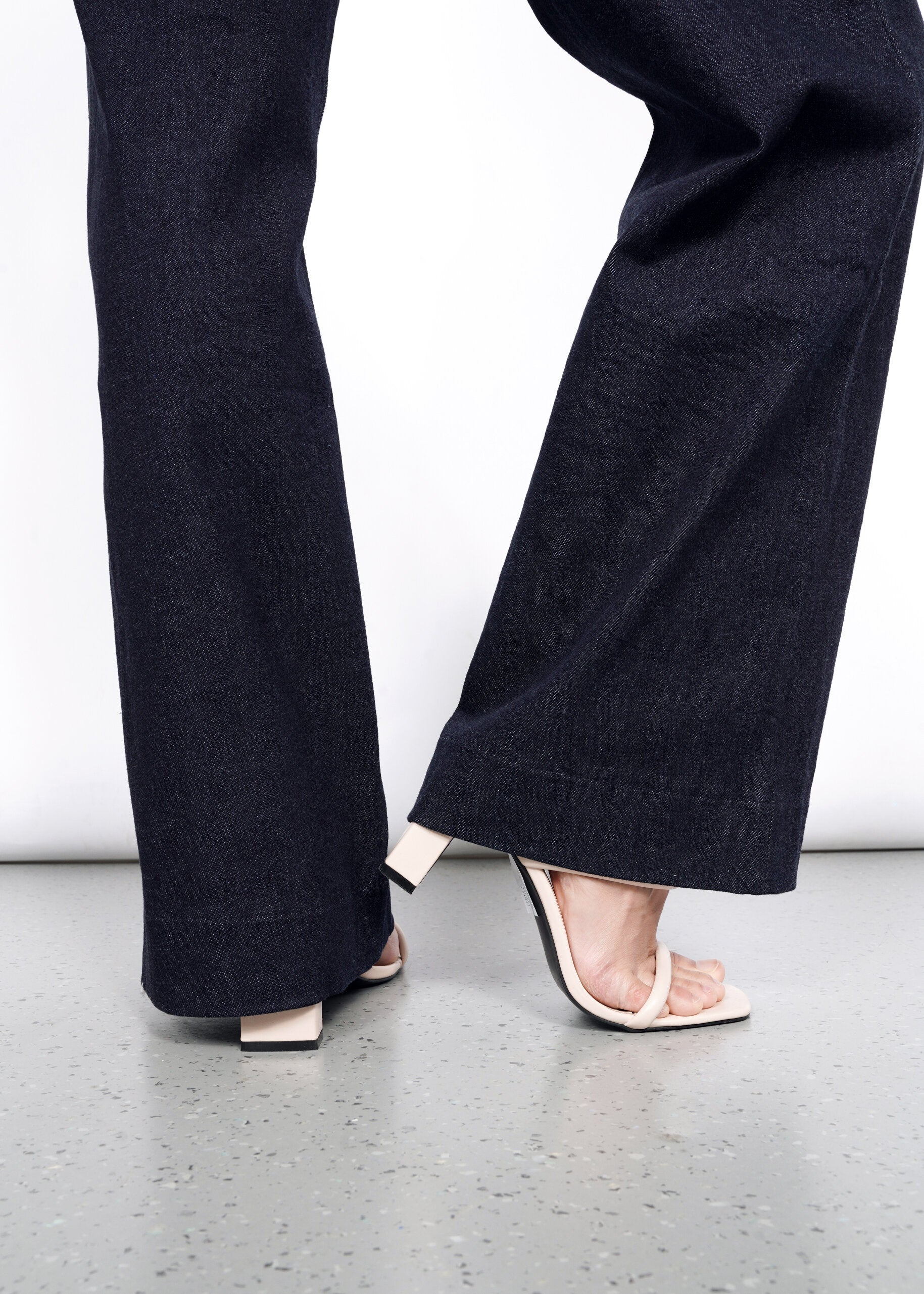 The Essential Denim Wide Leg Trouser in Indigo