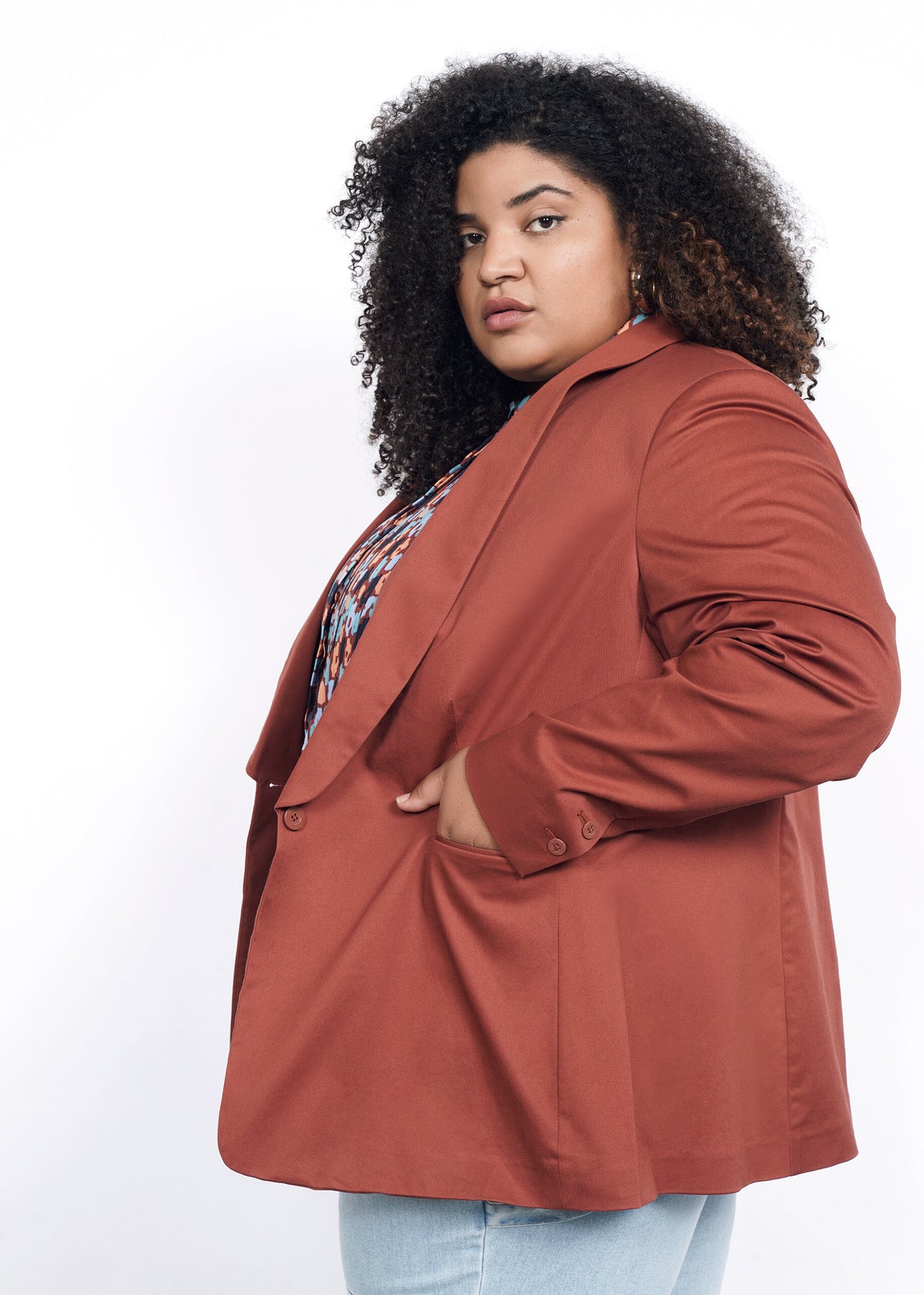 The Essential Tux Blazer in Cinnamon