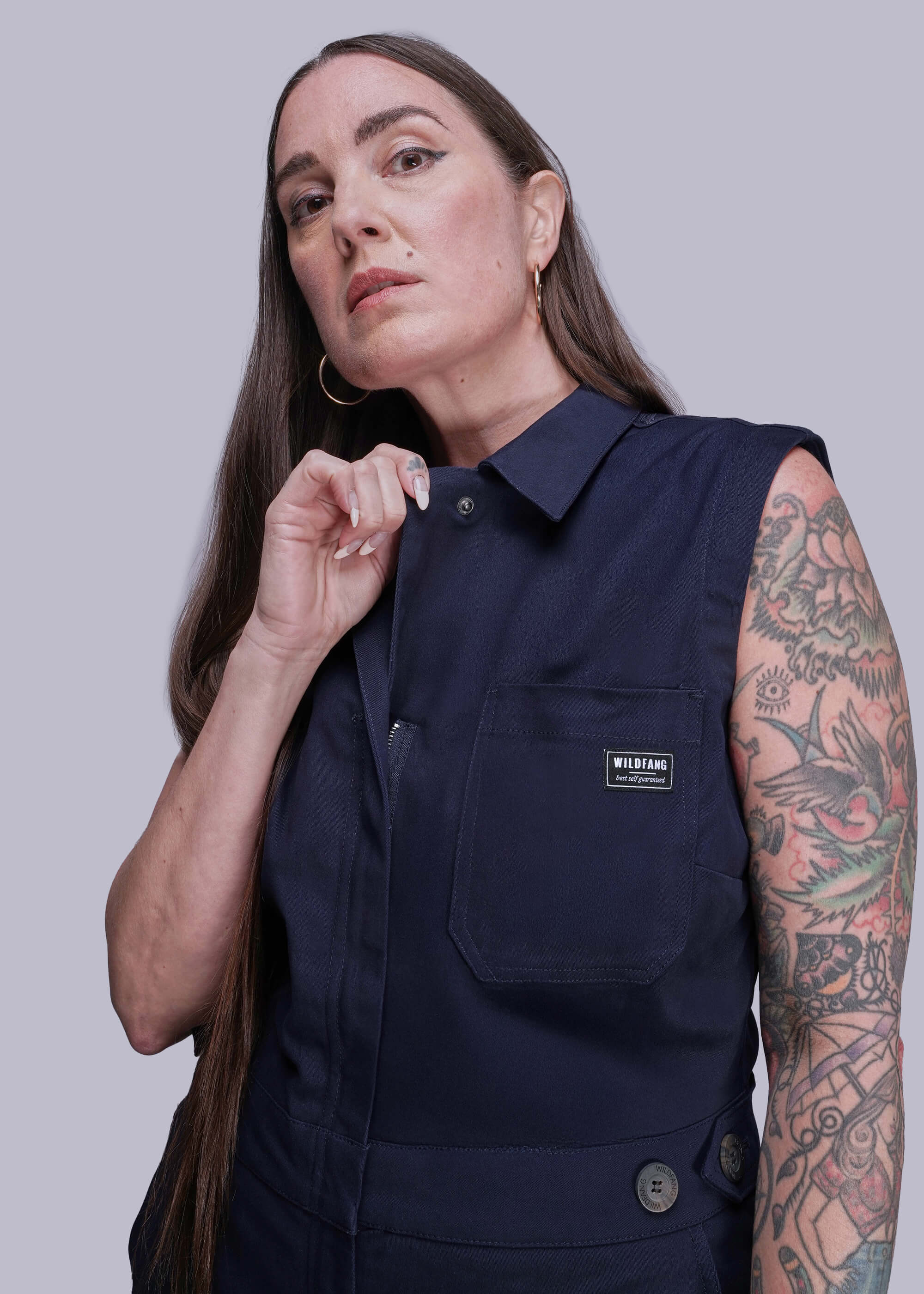 The Essential Sleeveless High Waisted Coverall – Wildfang