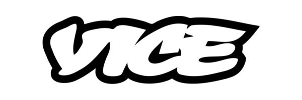 VICE logo in black on white background