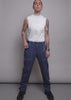 Model shows the fit and features of The Juliette Lewis X Wildfang Denim Utility Pant