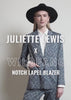 Video showing person modeling and showing the fit and featured of The Juliette Lewis x Wildfang Notch Lapel Blazer.