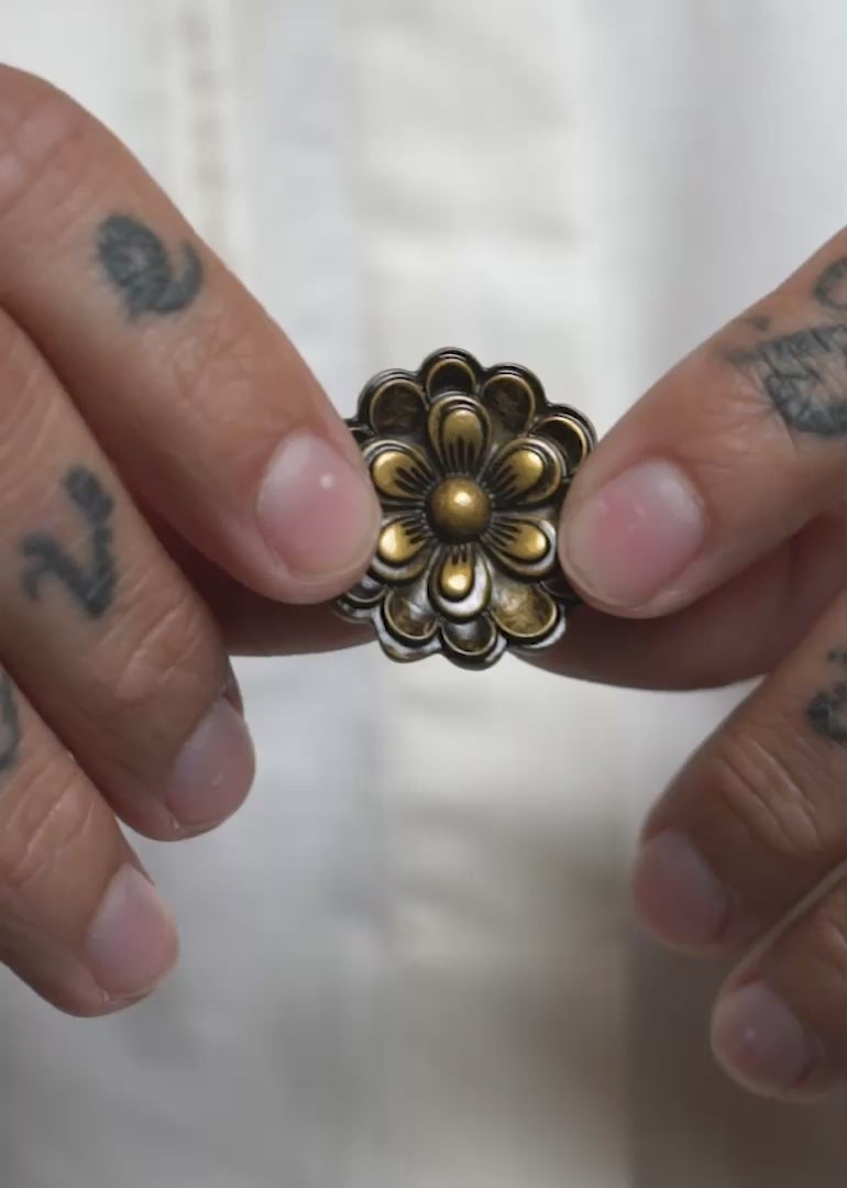 Video showing the features and functionality of silver and gold button covers