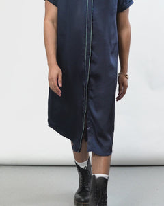 The Empower Satin Shirt Dress