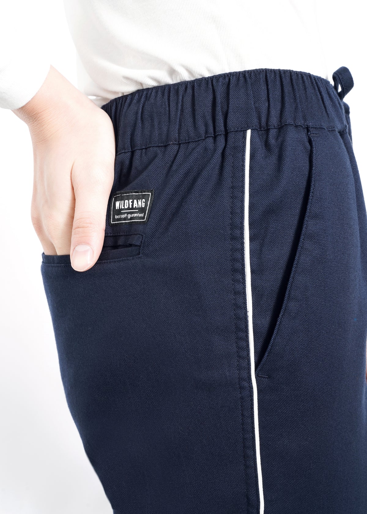 The Essential Piped Drawstring Pant