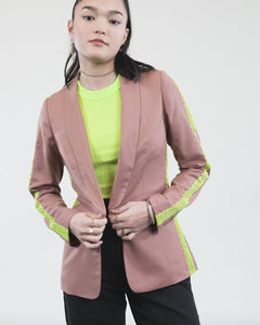 The Empower Colorblock Tux Blazer
