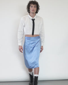 The Empower Satin Wrap Skirt