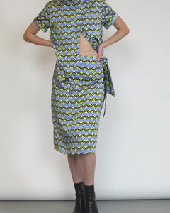 The Empower Satin Wrap Skirt