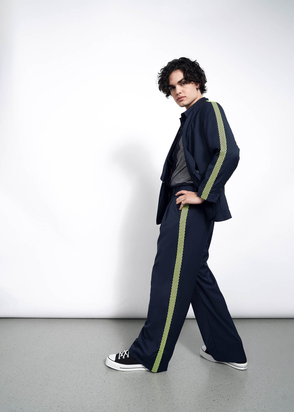 The Empower Colorblock Tux Blazer