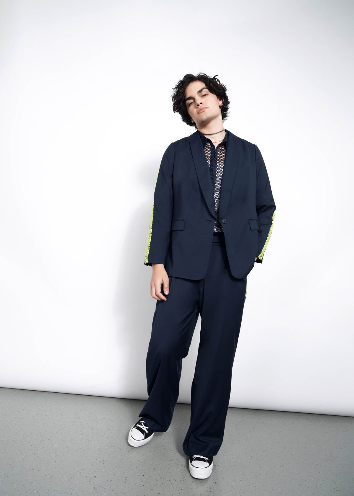 The Empower Colorblock Tux Blazer