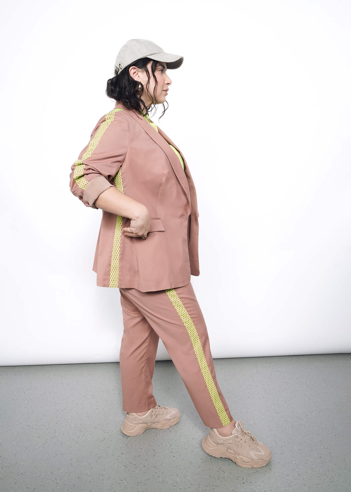 The Empower Colorblock Tux Blazer
