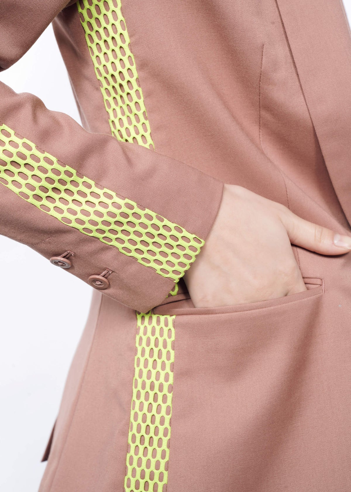 The Empower Colorblock Tux Blazer