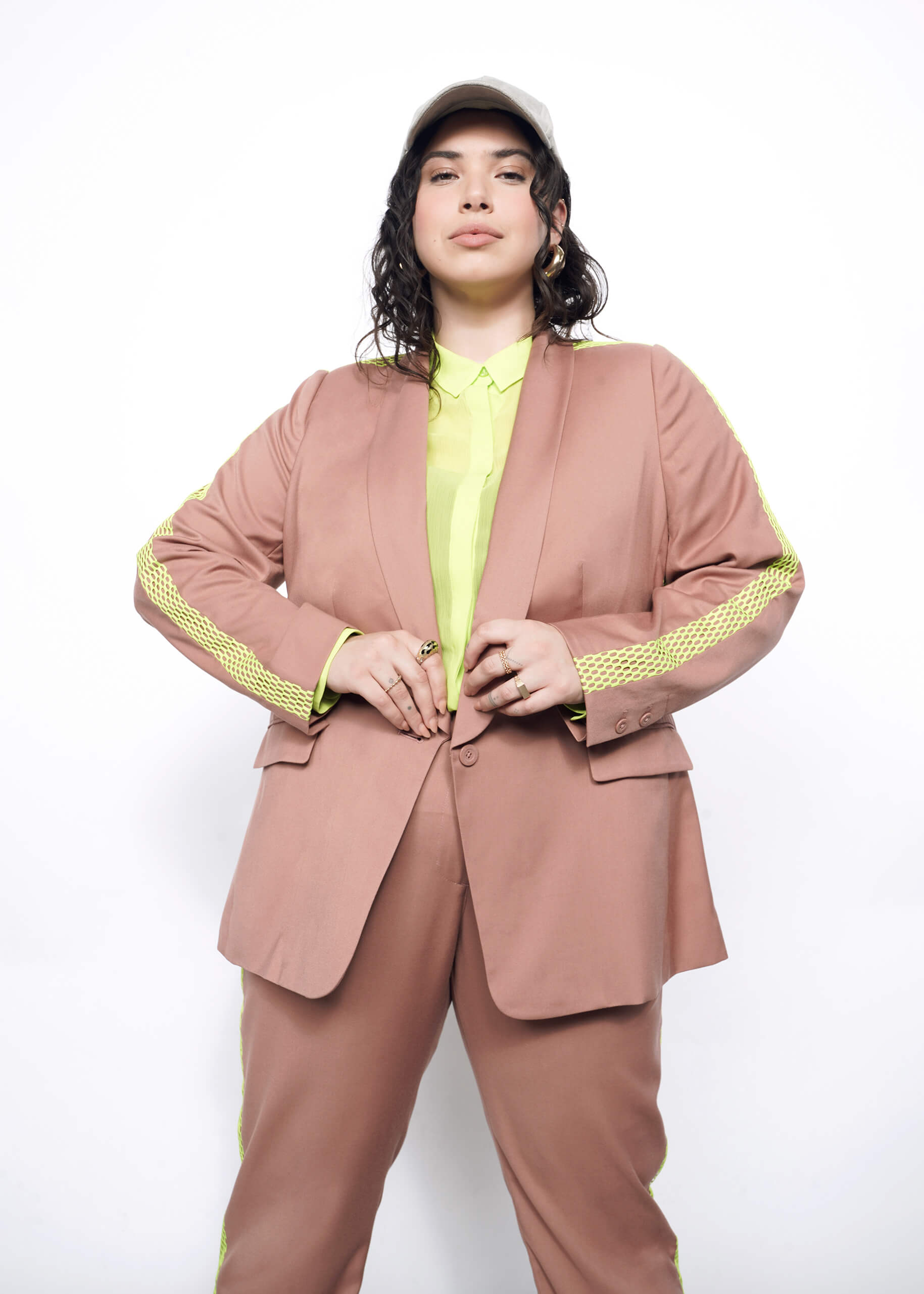 The Empower Colorblock Tux Blazer