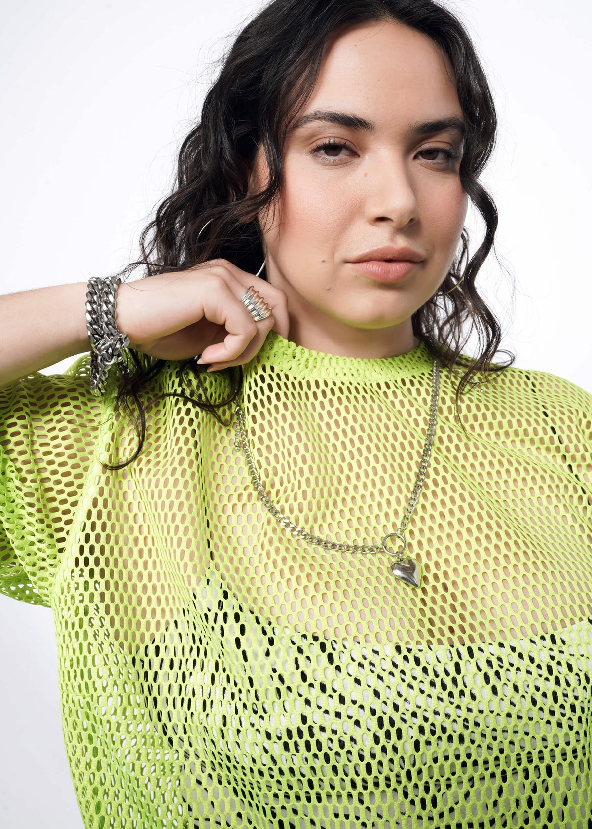 The Empower Mesh Boxy Top