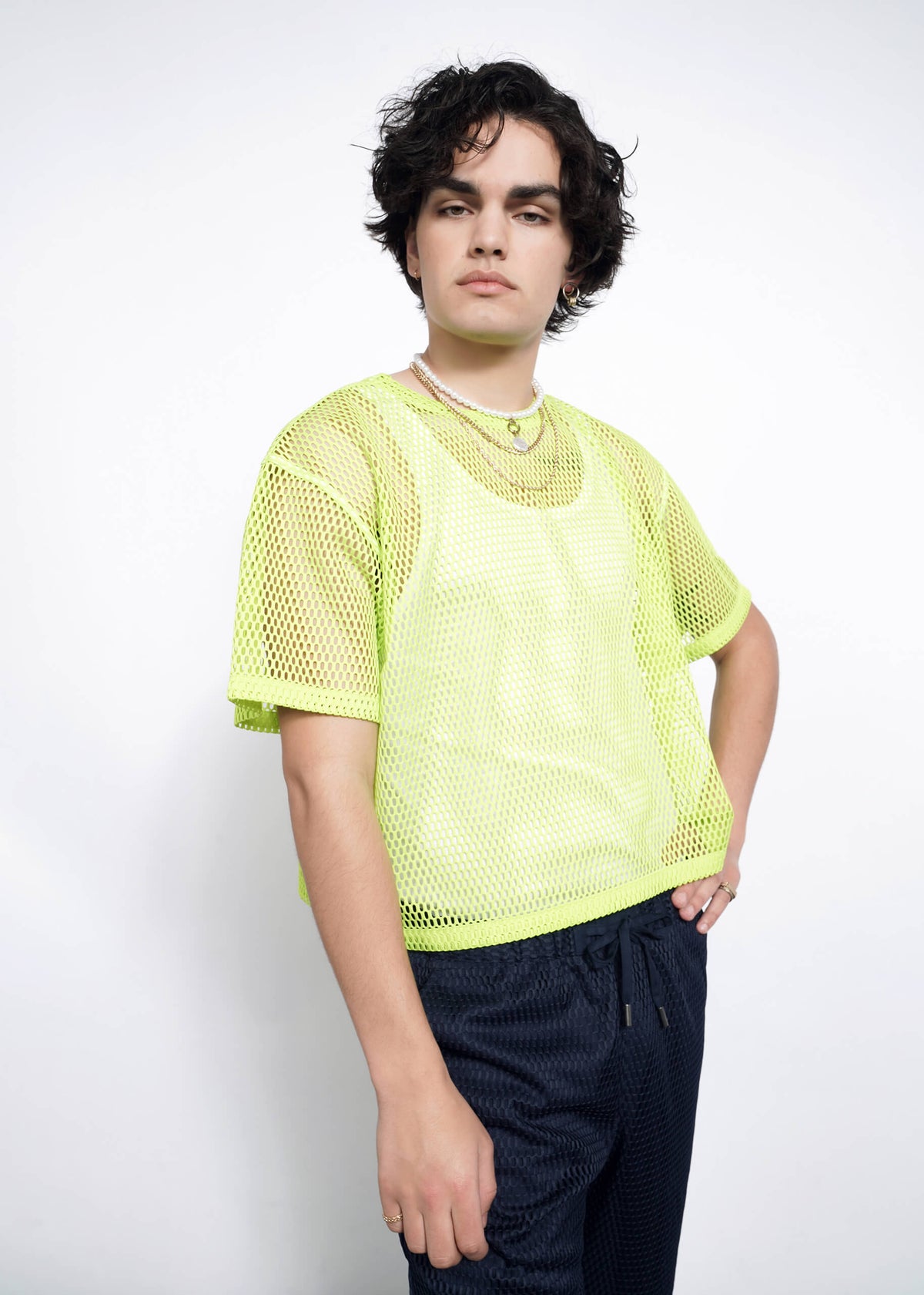 The Empower Mesh Boxy Top