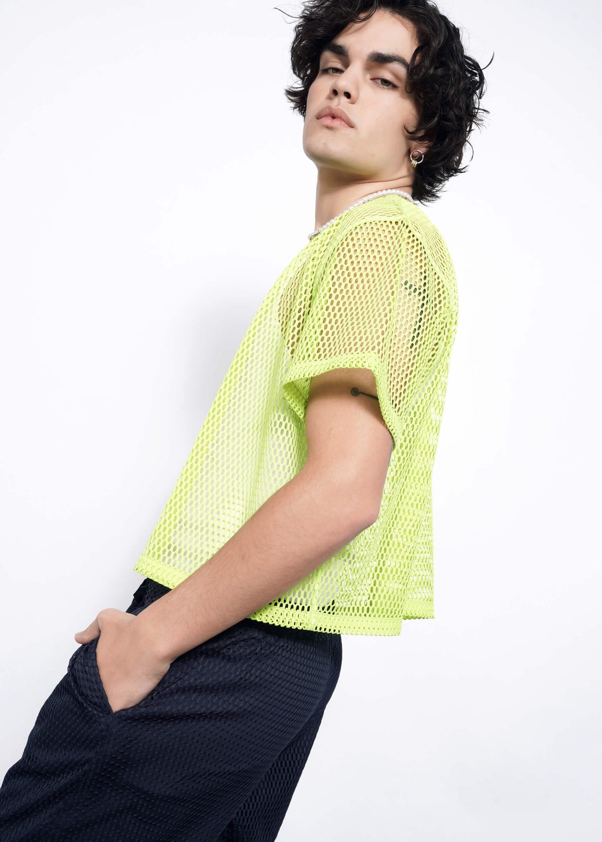 The Empower Mesh Boxy Top