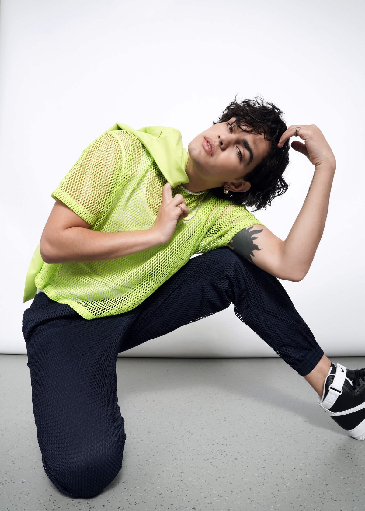The Empower Mesh Boxy Top