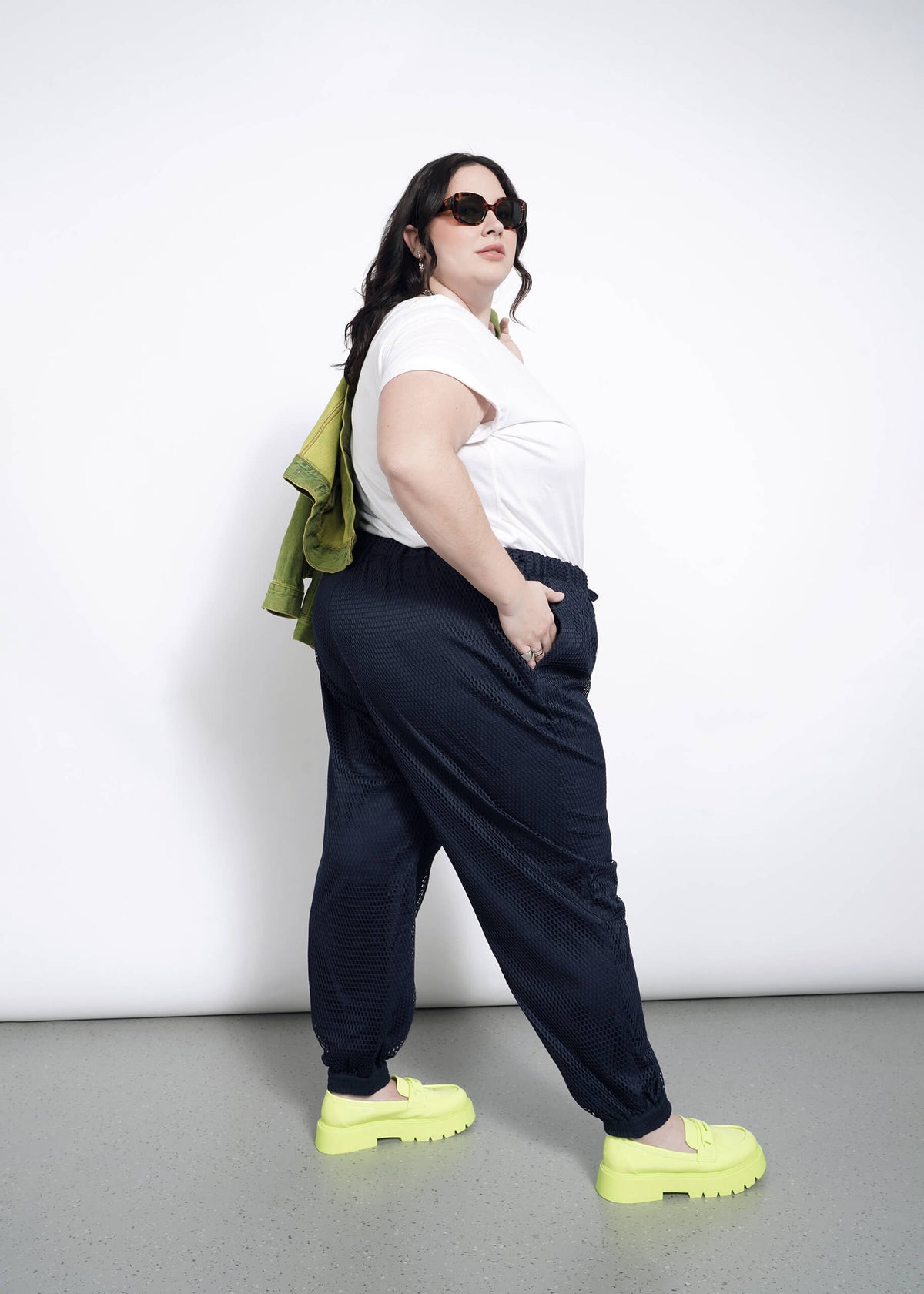 The Empower Mesh Drawstring Pant