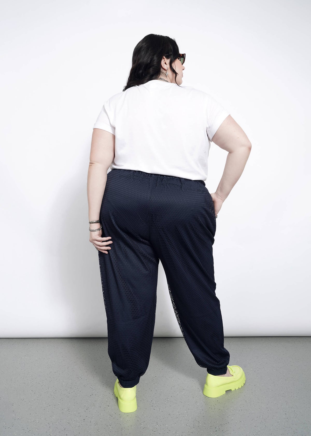 The Empower Mesh Drawstring Pant