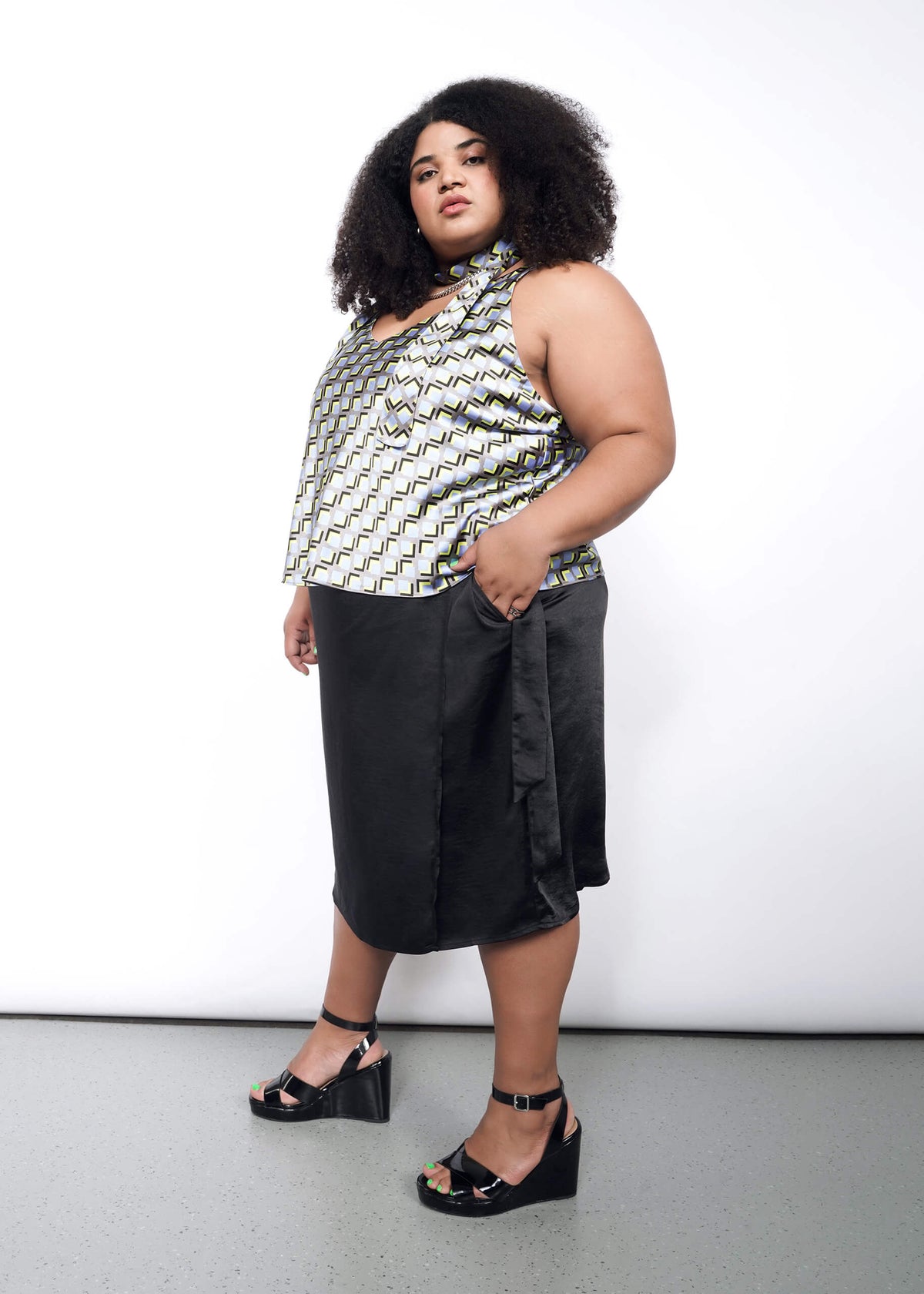 The Empower Satin Cami