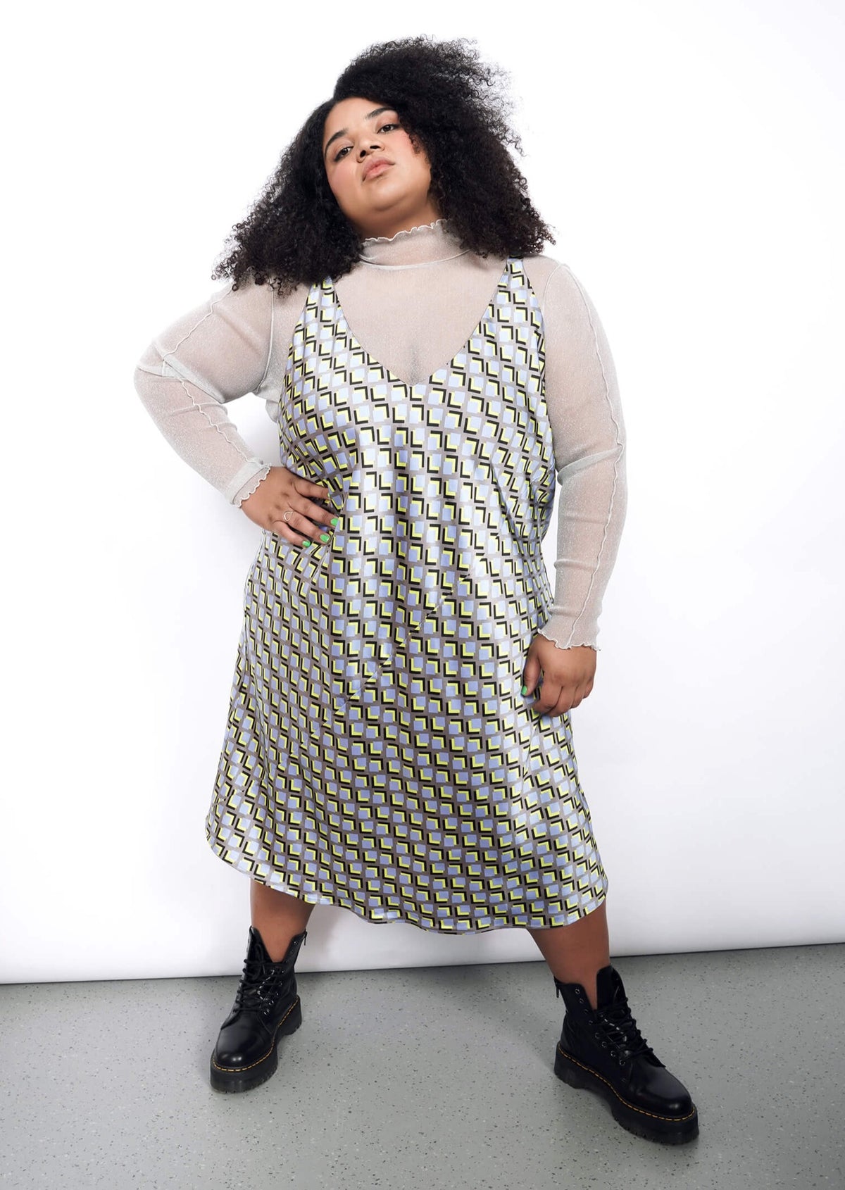 The Empower Satin Slip Dress