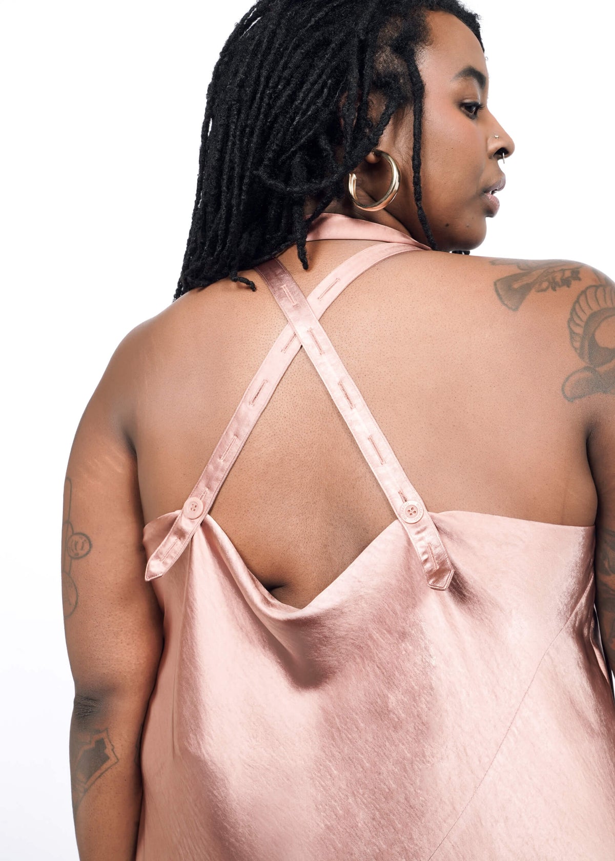 The Empower Satin Slip Dress