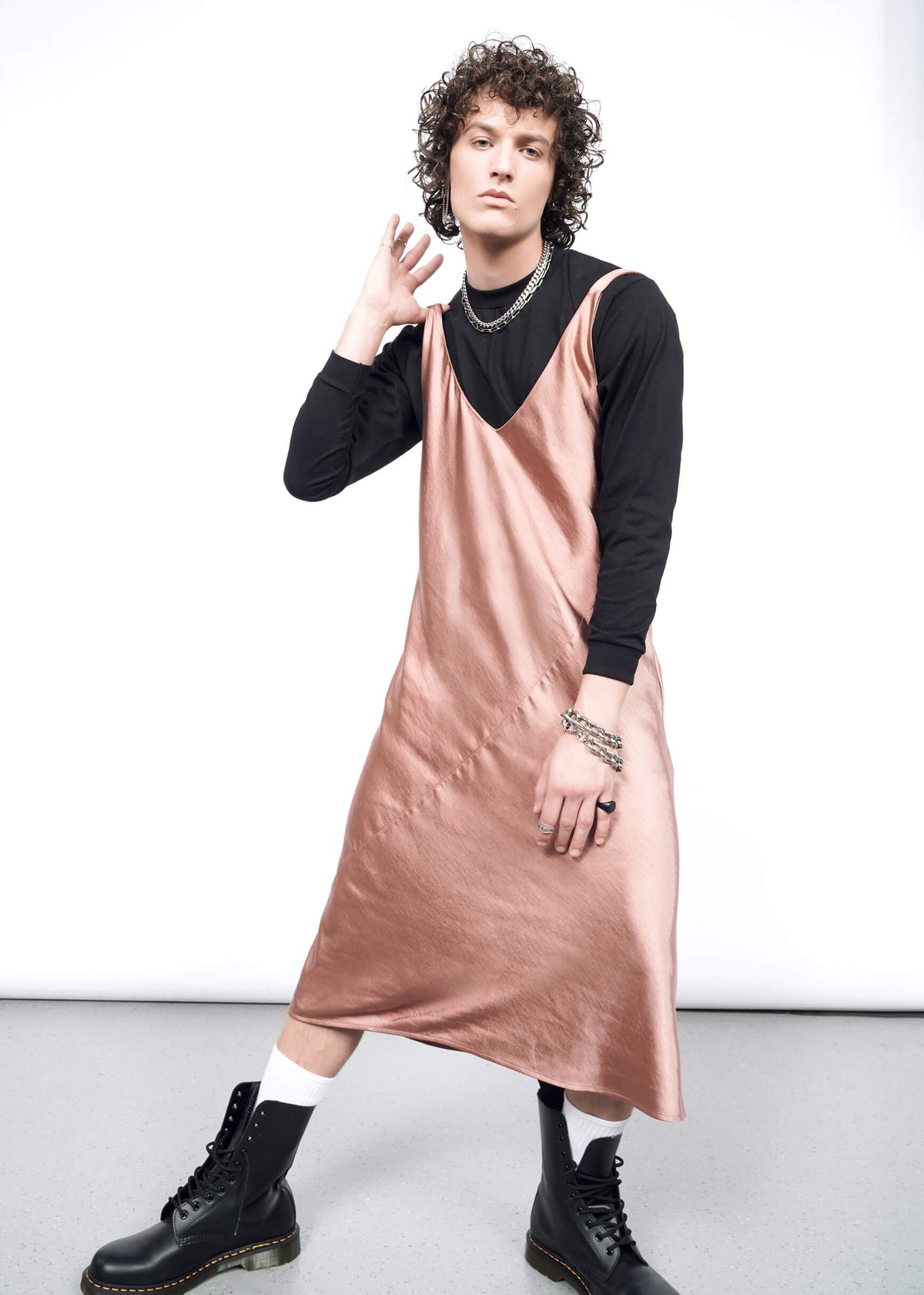 The Empower Satin Slip Dress