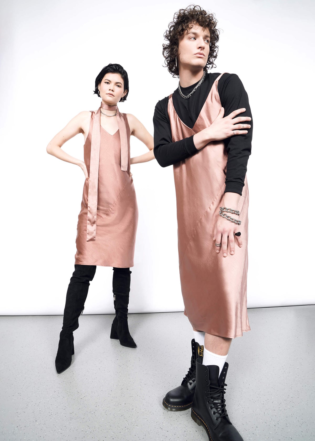 The Empower Satin Slip Dress
