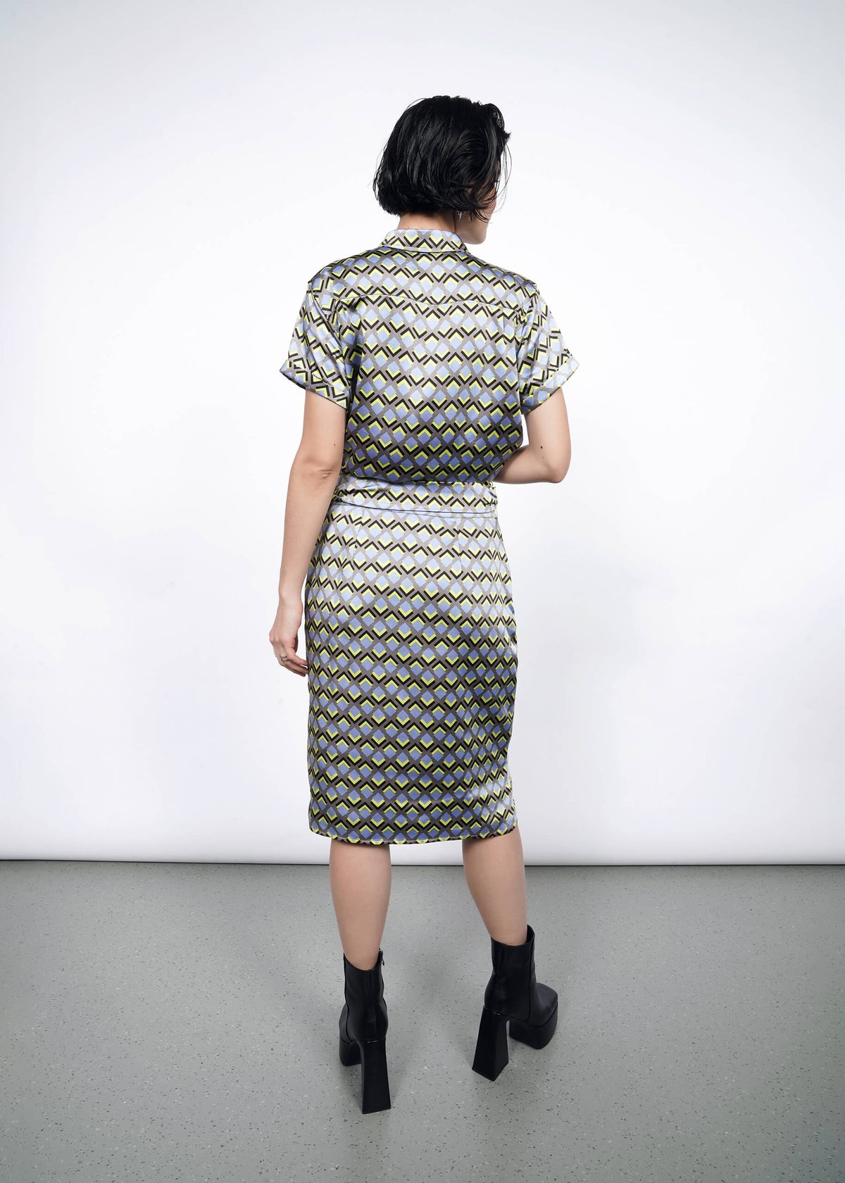 The Empower Satin Wrap Skirt