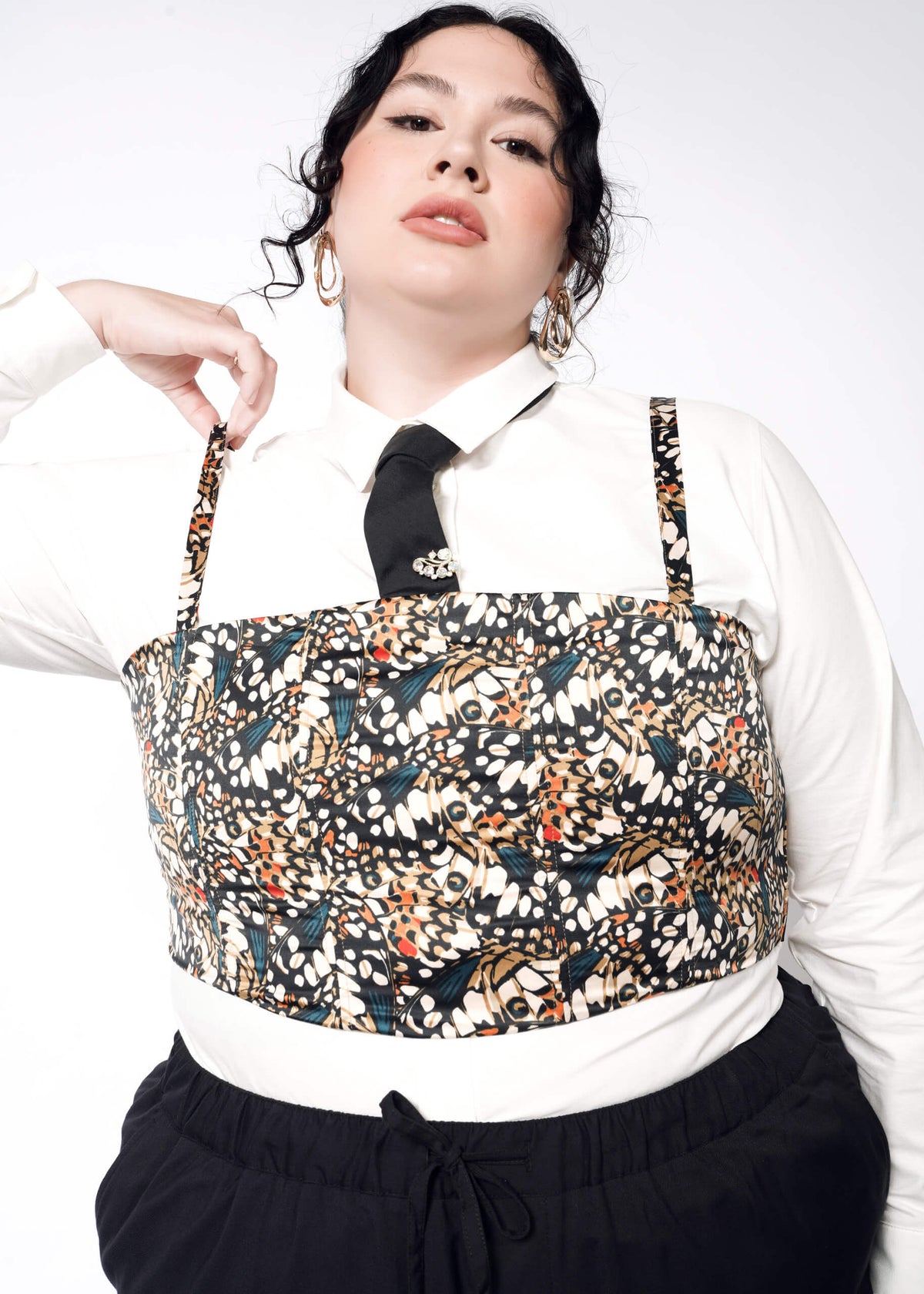 The Empower Satin 6-Way Corset