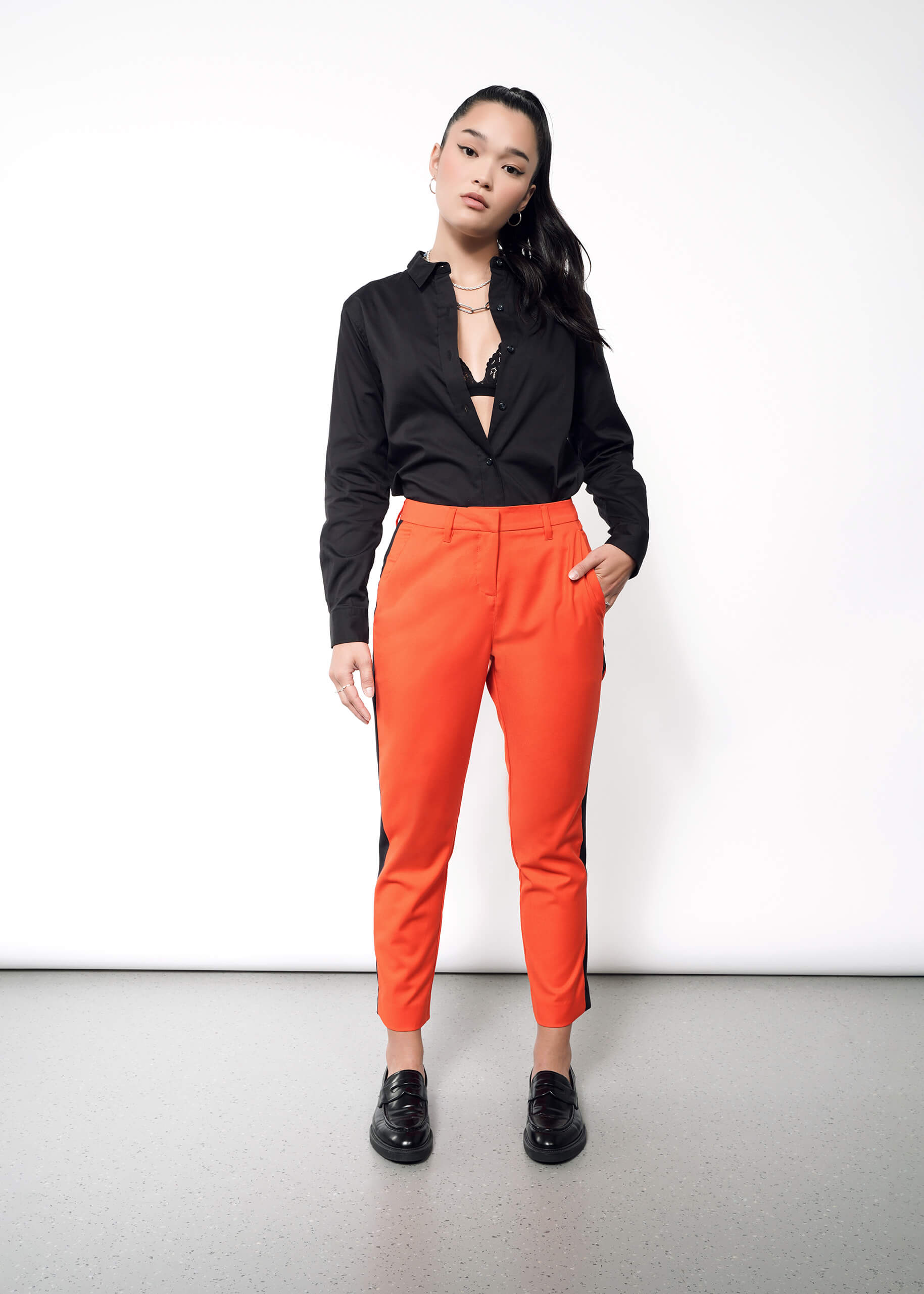 The Empower Colorblock Slim Crop Pant