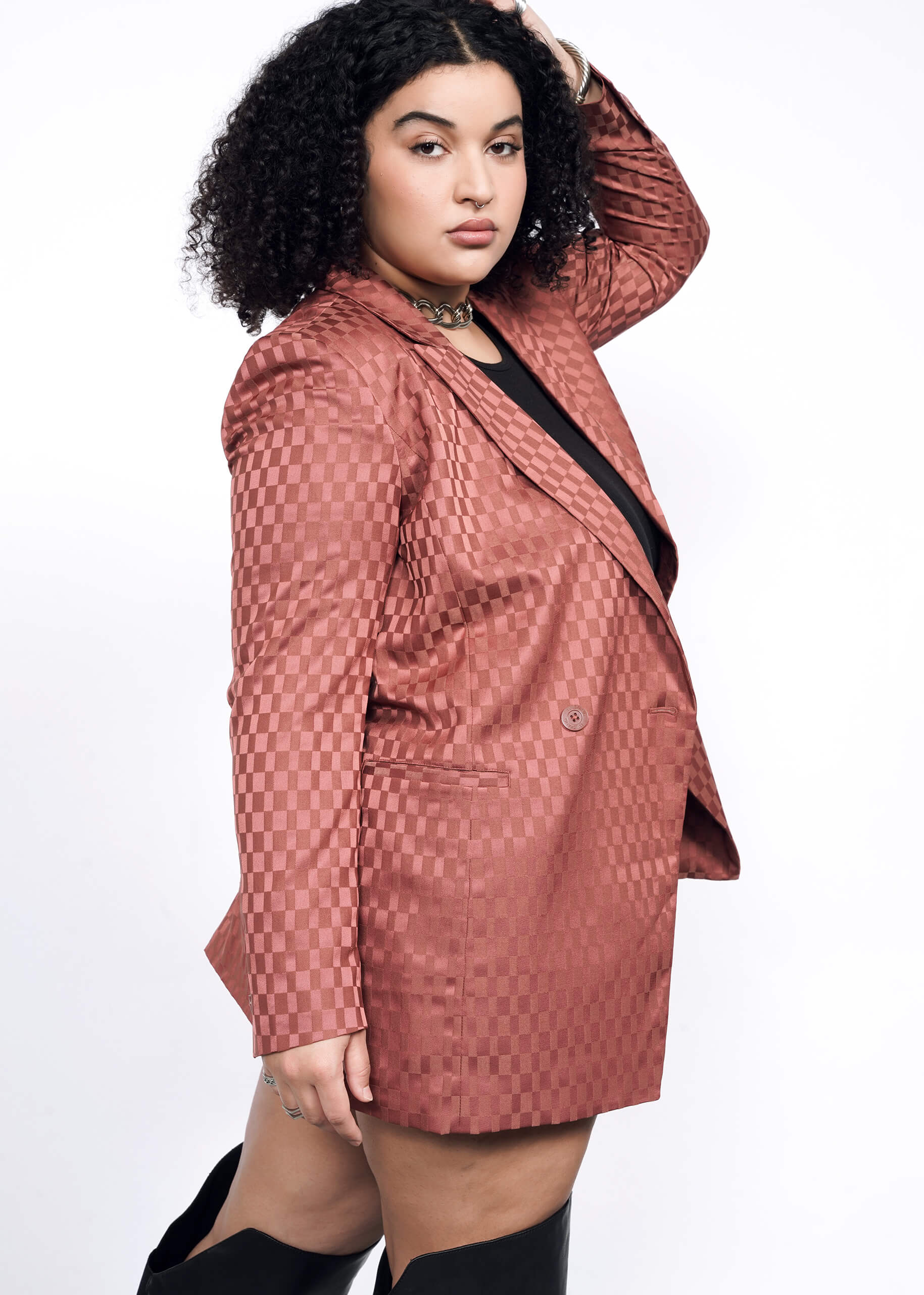 Plus size snakeskin best sale blazer