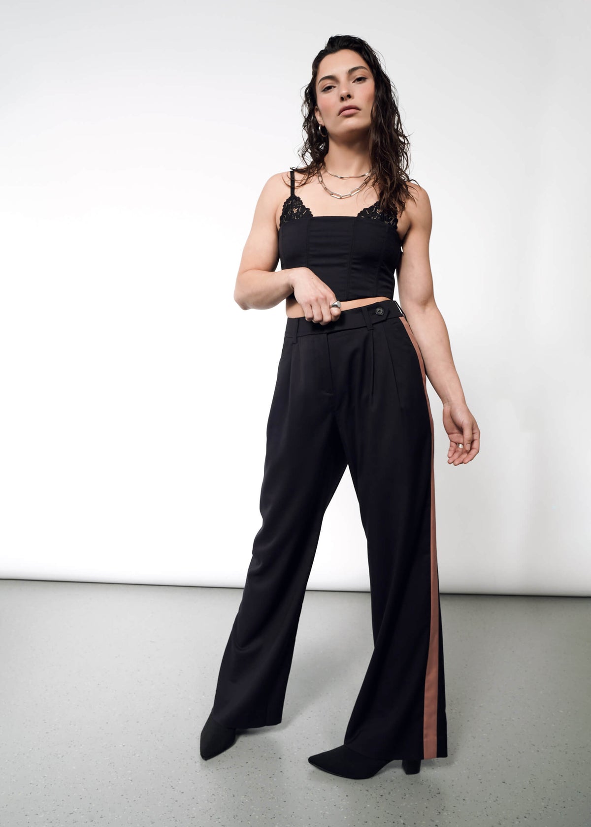 The Empower Colorblock Wide Leg Trouser
