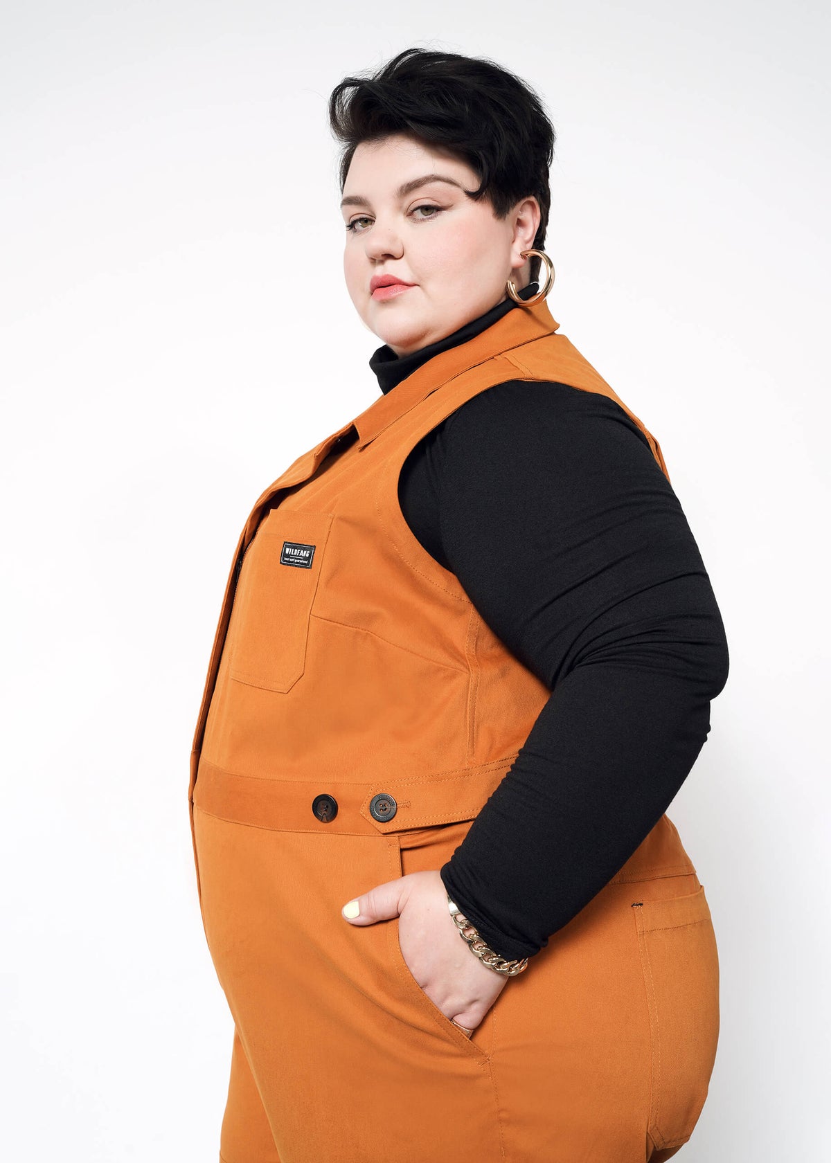 The Essential Sleeveless High Waisted Coverall