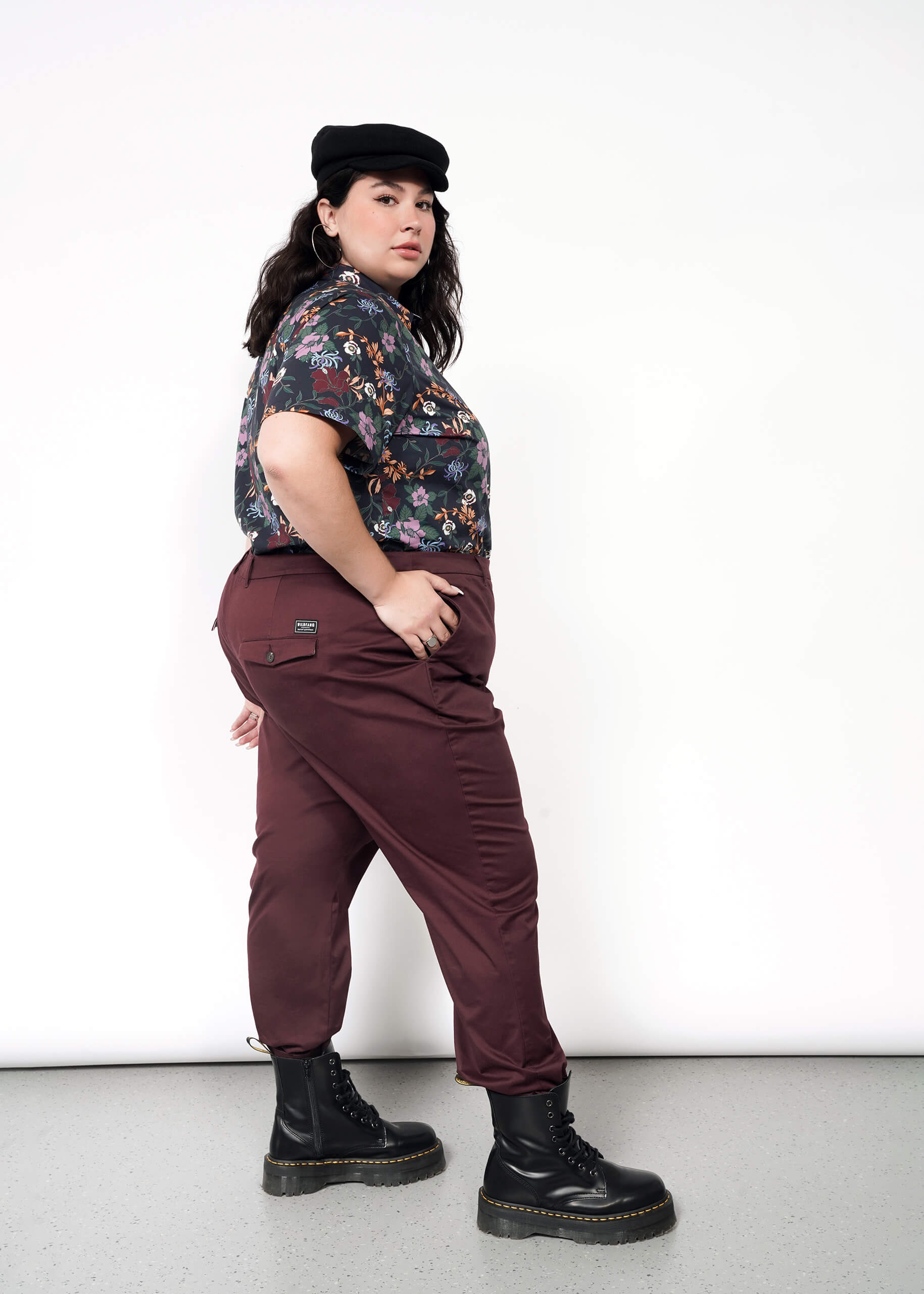 The Essential Trouser in Merlot