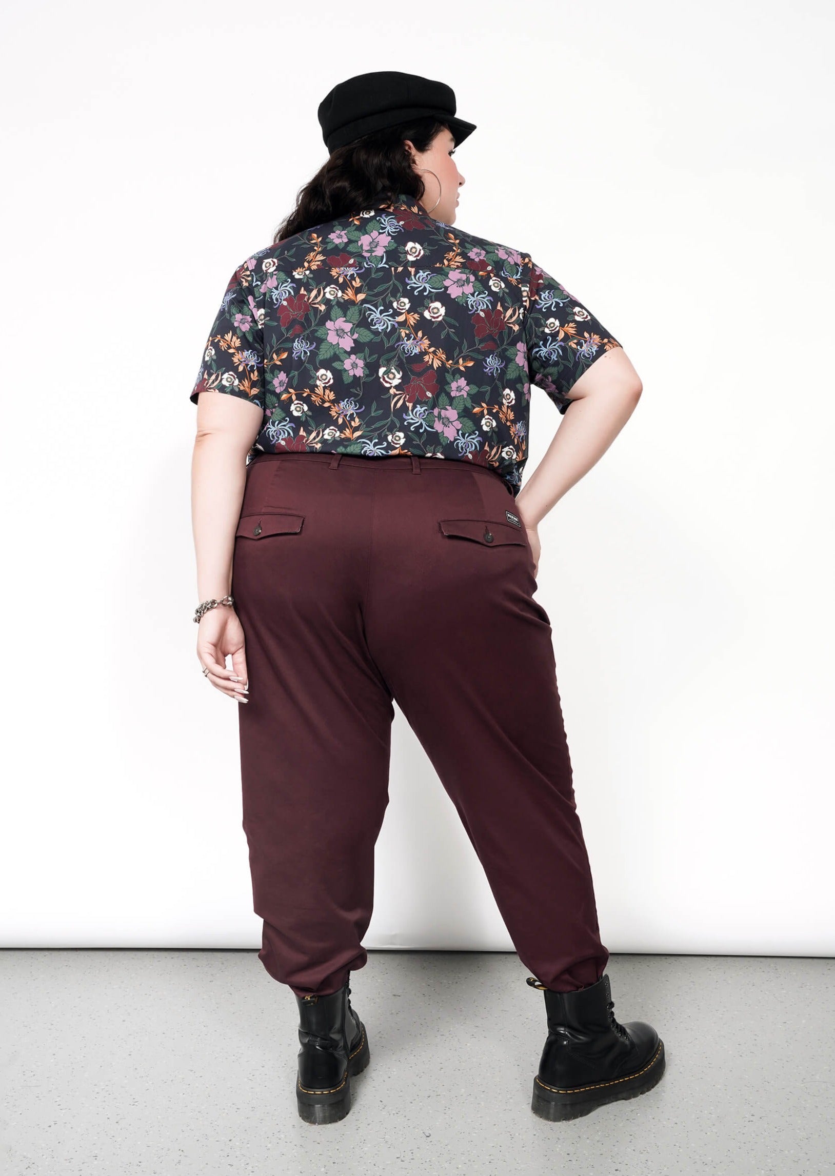 The Essential Trouser in Merlot